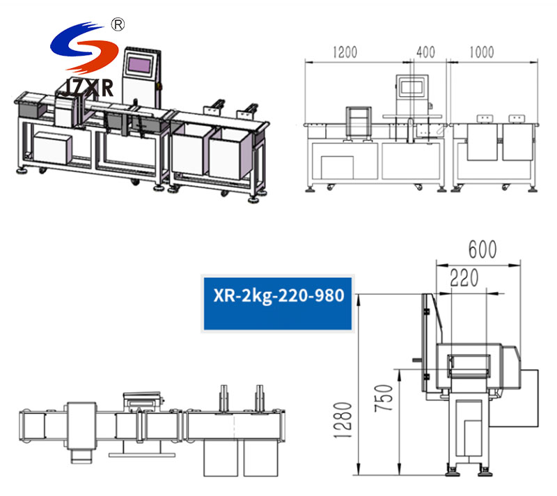 Checkweigher Metal Detector Combination Systems for Food