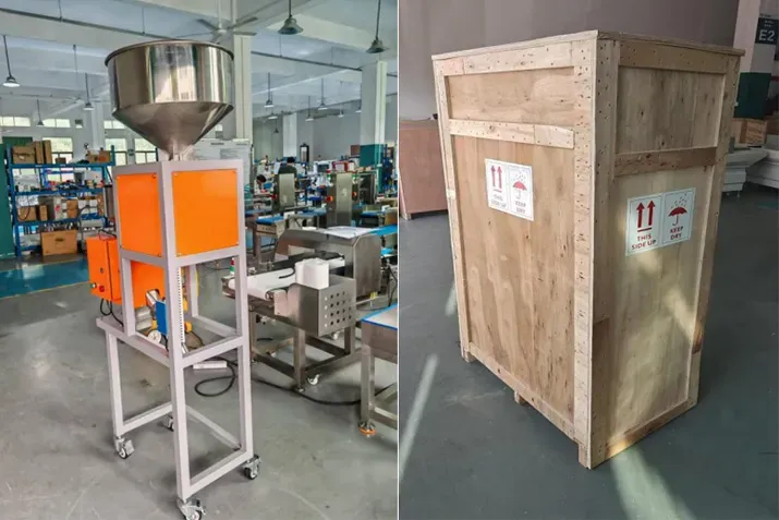 A Plastic Metal Detector Machine with Feeding Machine Metal Separator Helps Recycled Plastic Customer Solve Metal Contamination Challenges